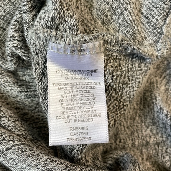 Free Press XL Heather Grey Hooded Pullover Women’s Drawstring Sweater - Picture 6 of 8